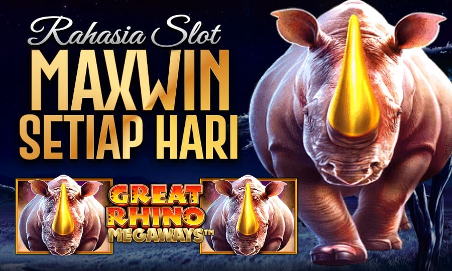 Top Slot PP Great Rhino Megaways Rahasia Slot Maxwin Setiap Hari di tahun 2025